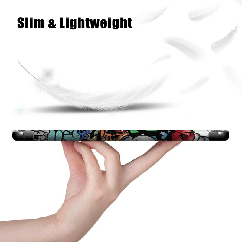 Smart Case Samsung Galaxy Tab S6 Lite Renforcée Graffitis Smart Case Samsung Galaxy Tab S6 Lite Renforcée Graffitis