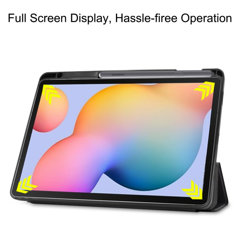 Smart Case Samsung Galaxy Tab S6 Lite Porte-Crayon Don't Touch Me Smart Case Samsung Galaxy Tab S6 Lite Porte-Crayon Don't Touch Me