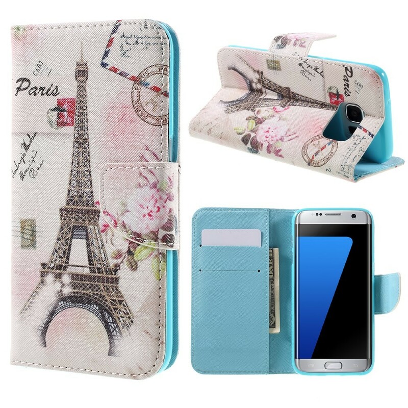 Housse Samsung Galaxy S7 Edge Élégante Tour Eiffel Housse Samsung Galaxy S7 Edge Élégante Tour Eiffel