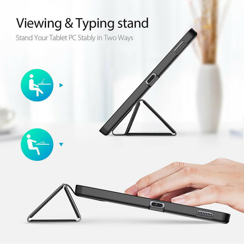 Smart Case Samsung Galaxy Tab S6 Lite Domo Series Porte-Crayon DUX-DUCIS Smart Case Samsung Galaxy Tab S6 Lite Domo Series Porte-Crayon DUX-DUCIS