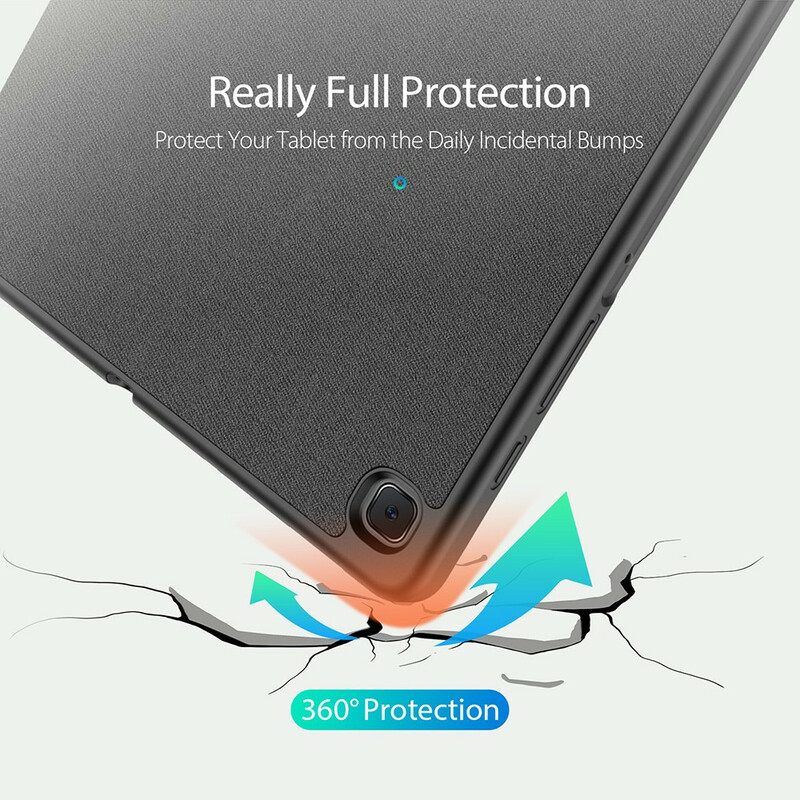 Smart Case Samsung Galaxy Tab S6 Lite Domo Series Porte-Crayon DUX-DUCIS Smart Case Samsung Galaxy Tab S6 Lite Domo Series Porte-Crayon DUX-DUCIS