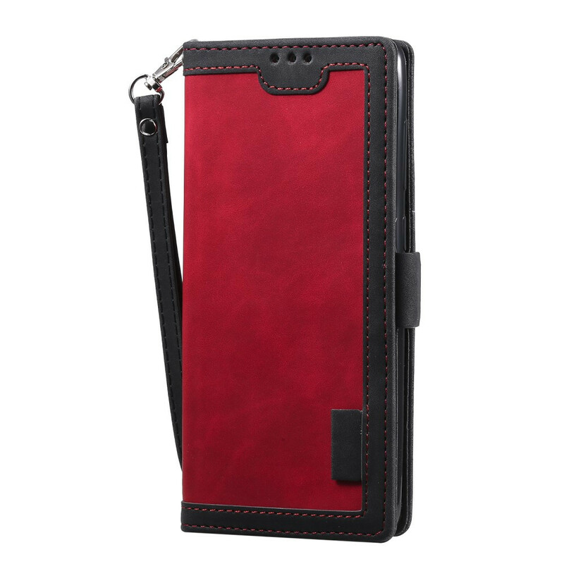 Housse Samsung Galaxy S10 Lite Simili Cuir Bicolore Contours Renforcés Housse Samsung Galaxy S10 Lite Simili Cuir Bicolore Contours Renforcés