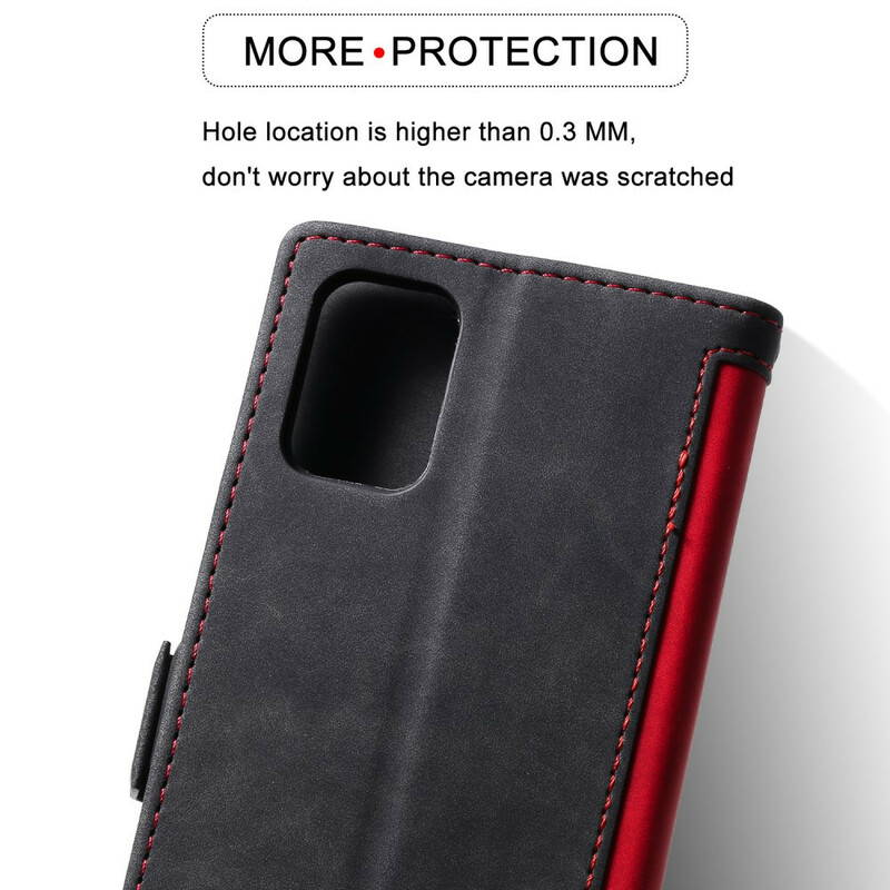 Housse Samsung Galaxy S10 Lite Simili Cuir Bicolore Contours Renforcés Housse Samsung Galaxy S10 Lite Simili Cuir Bicolore Contours Renforcés