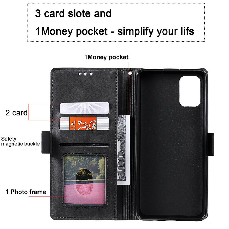 Housse Samsung Galaxy S10 Lite Simili Cuir Bicolore Contours Renforcés Housse Samsung Galaxy S10 Lite Simili Cuir Bicolore Contours Renforcés