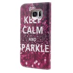 Housse Samsung Galaxy S7 Edge Keep Calm and Sparkle Housse Samsung Galaxy S7 Edge Keep Calm and Sparkle