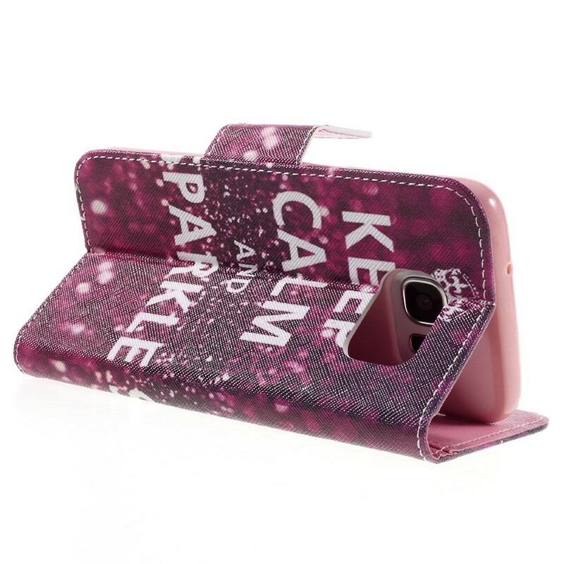 Housse Samsung Galaxy S7 Edge Keep Calm and Sparkle Housse Samsung Galaxy S7 Edge Keep Calm and Sparkle