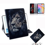 Housse Samsung Galaxy Tab S6 Lite Tête de Lion