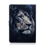 Housse Samsung Galaxy Tab S6 Lite Tête de Lion Housse Samsung Galaxy Tab S6 Lite Tête de Lion