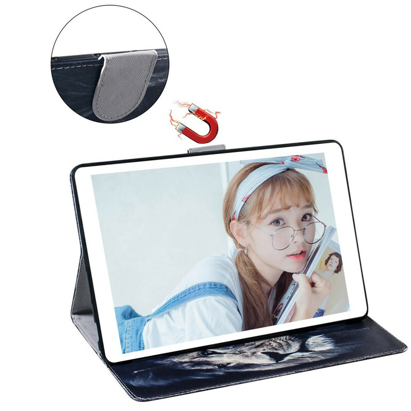 Housse Samsung Galaxy Tab S6 Lite Tête de Lion Housse Samsung Galaxy Tab S6 Lite Tête de Lion