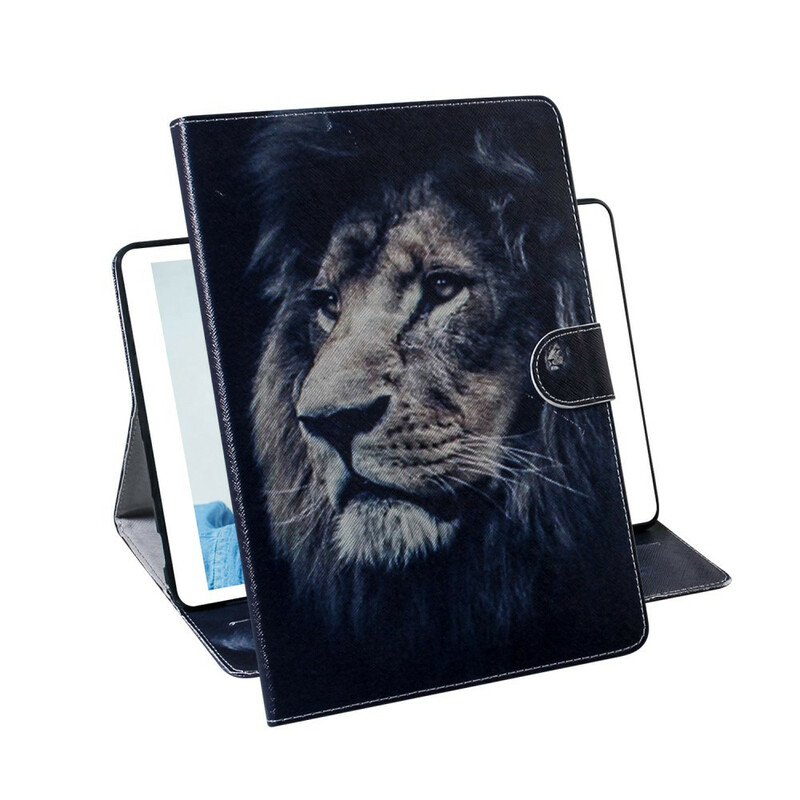 Housse Samsung Galaxy Tab S6 Lite Tête de Lion Housse Samsung Galaxy Tab S6 Lite Tête de Lion