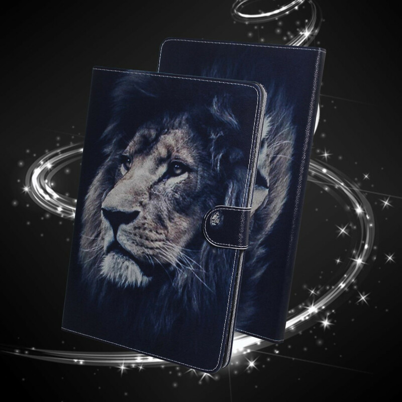 Housse Samsung Galaxy Tab S6 Lite Tête de Lion Housse Samsung Galaxy Tab S6 Lite Tête de Lion