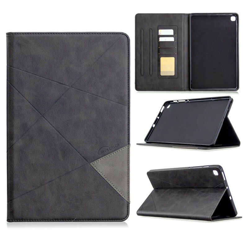 Étui Samsung Galaxy Tab S6 Lite Effet Cuir Géométrie Étui Samsung Galaxy Tab S6 Lite Effet Cuir Géométrie