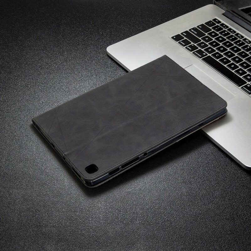 Étui Samsung Galaxy Tab S6 Lite Effet Cuir Géométrie Étui Samsung Galaxy Tab S6 Lite Effet Cuir Géométrie