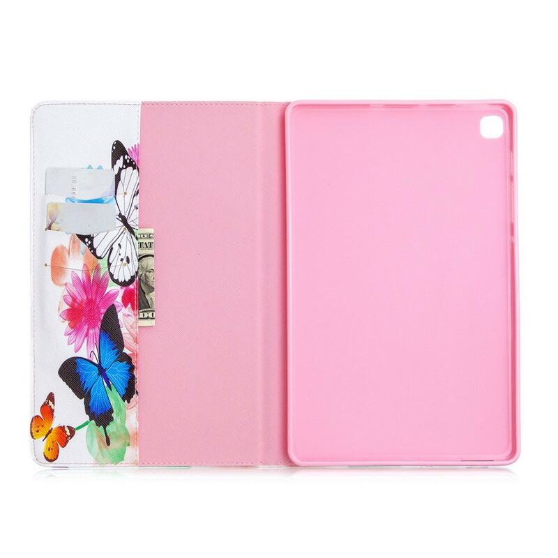 Étui Samsung Galaxy Tab S6 Lite Série Papillons Étui Samsung Galaxy Tab S6 Lite Série Papillons