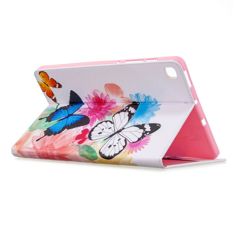 Étui Samsung Galaxy Tab S6 Lite Série Papillons Étui Samsung Galaxy Tab S6 Lite Série Papillons