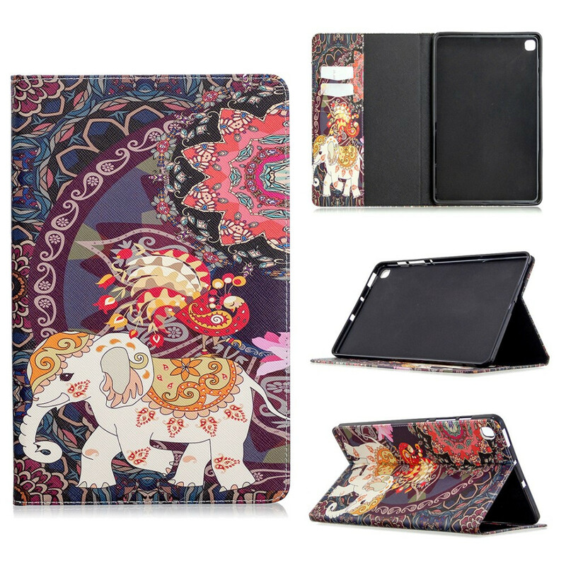 Étui Samsung Galaxy Tab S6 Lite Éléphant d'Inde Étui Samsung Galaxy Tab S6 Lite Éléphant d'Inde