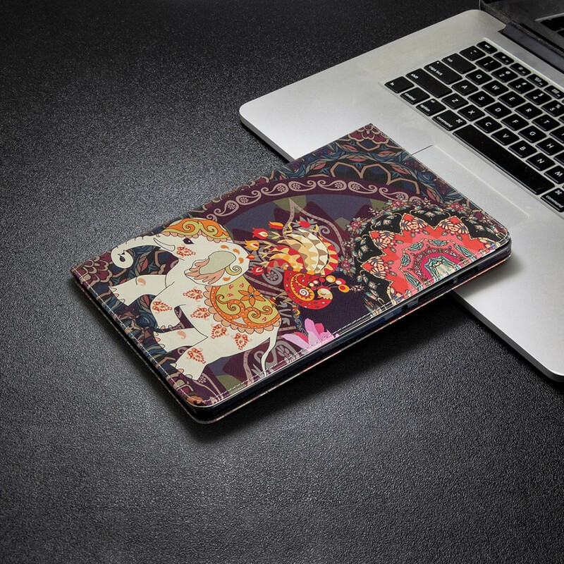 Étui Samsung Galaxy Tab S6 Lite Éléphant d'Inde Étui Samsung Galaxy Tab S6 Lite Éléphant d'Inde