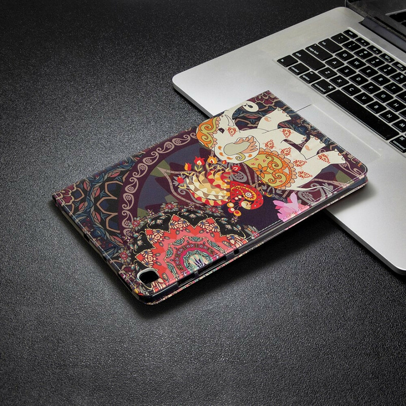 Étui Samsung Galaxy Tab S6 Lite Éléphant d'Inde Étui Samsung Galaxy Tab S6 Lite Éléphant d'Inde