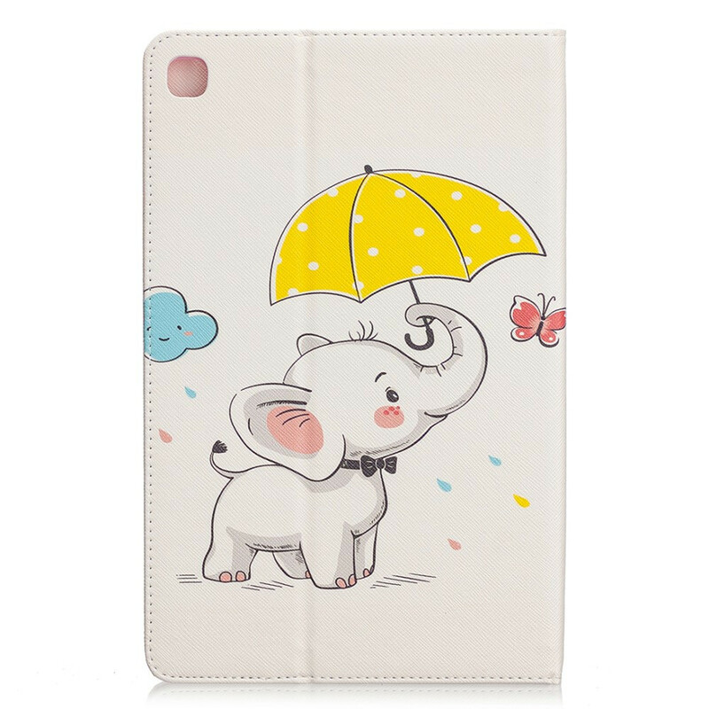 Étui Samsung Galaxy Tab S6 Lite Éléphant sous la Pluie Étui Samsung Galaxy Tab S6 Lite Éléphant sous la Pluie