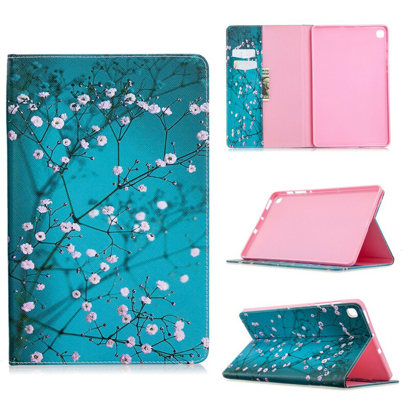 Étui Samsung Galaxy Tab S6 Lite Arbre Fleuri Étui Samsung Galaxy Tab S6 Lite Arbre Fleuri