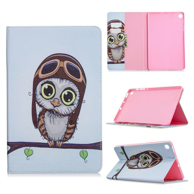 Étui Samsung Galaxy Tab S6 Lite Hibou Aviateur Étui Samsung Galaxy Tab S6 Lite Hibou Aviateur