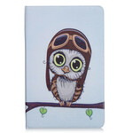 Étui Samsung Galaxy Tab S6 Lite Hibou Aviateur Étui Samsung Galaxy Tab S6 Lite Hibou Aviateur