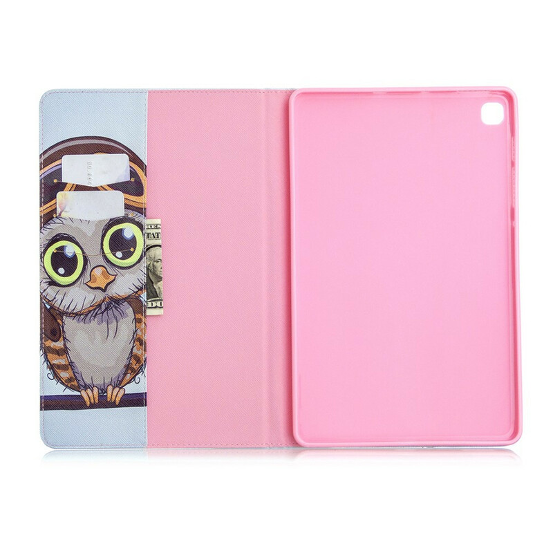 Étui Samsung Galaxy Tab S6 Lite Hibou Aviateur Étui Samsung Galaxy Tab S6 Lite Hibou Aviateur