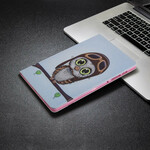Étui Samsung Galaxy Tab S6 Lite Hibou Aviateur Étui Samsung Galaxy Tab S6 Lite Hibou Aviateur