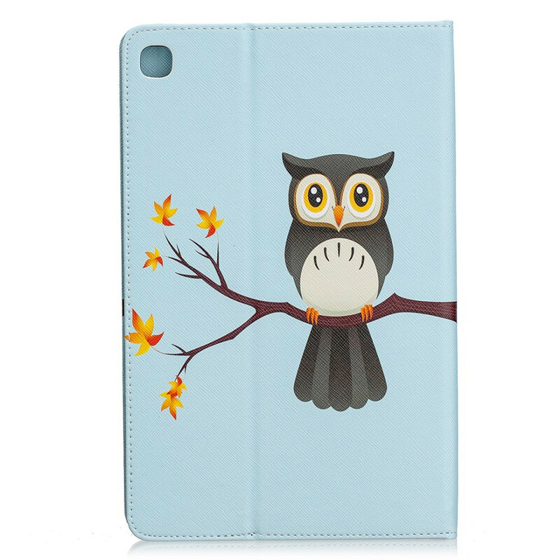 Étui Samsung Galaxy Tab S6 Lite Hibou sur sa Branche Étui Samsung Galaxy Tab S6 Lite Hibou sur sa Branche