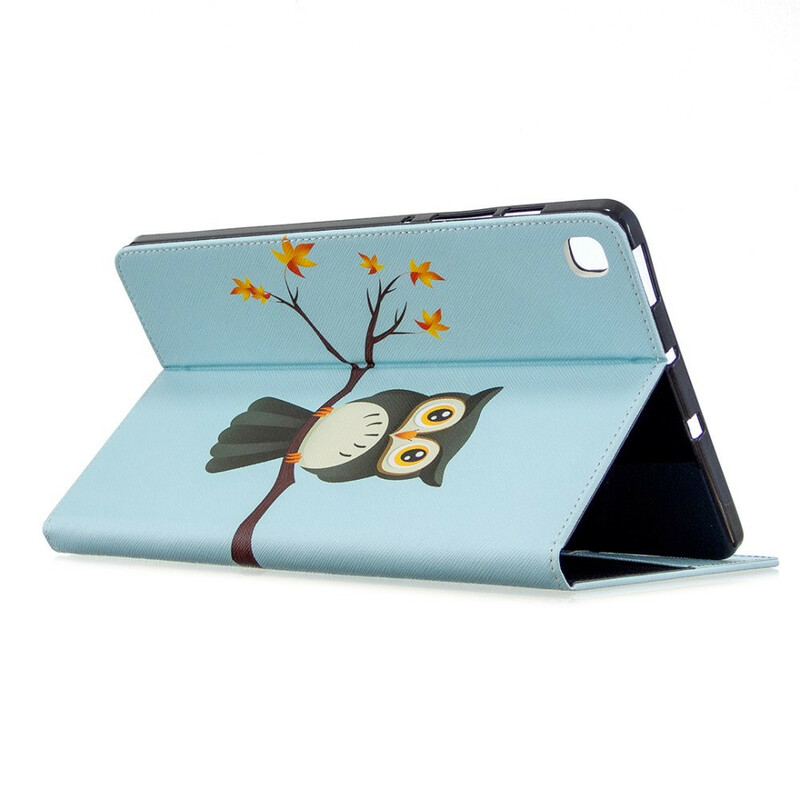 Étui Samsung Galaxy Tab S6 Lite Hibou sur sa Branche Étui Samsung Galaxy Tab S6 Lite Hibou sur sa Branche