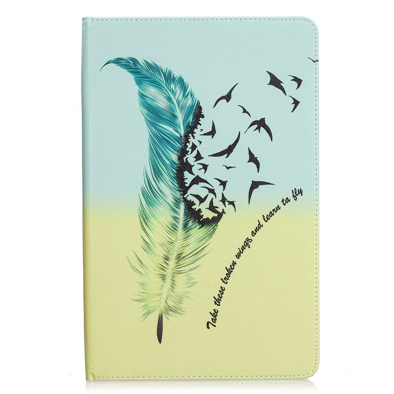 Étui Samsung Galaxy Tab S6 Lite Plume Learn To Fly Étui Samsung Galaxy Tab S6 Lite Plume Learn To Fly