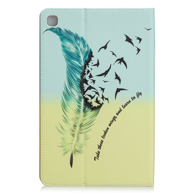 Étui Samsung Galaxy Tab S6 Lite Plume Learn To Fly Étui Samsung Galaxy Tab S6 Lite Plume Learn To Fly