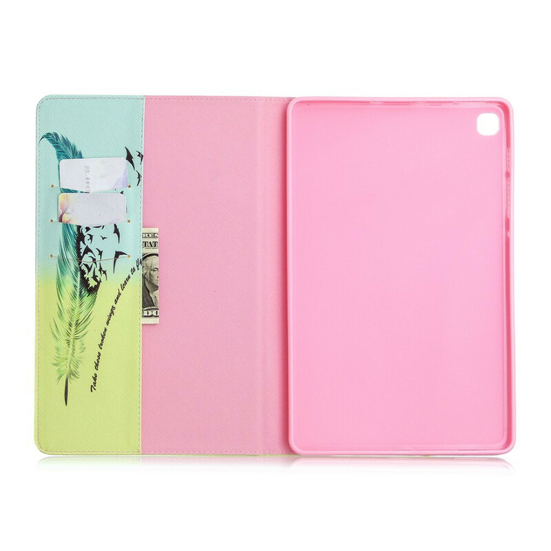 Étui Samsung Galaxy Tab S6 Lite Plume Learn To Fly Étui Samsung Galaxy Tab S6 Lite Plume Learn To Fly