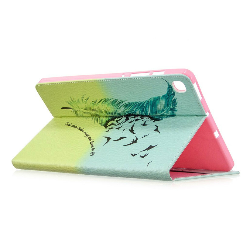 Étui Samsung Galaxy Tab S6 Lite Plume Learn To Fly Étui Samsung Galaxy Tab S6 Lite Plume Learn To Fly