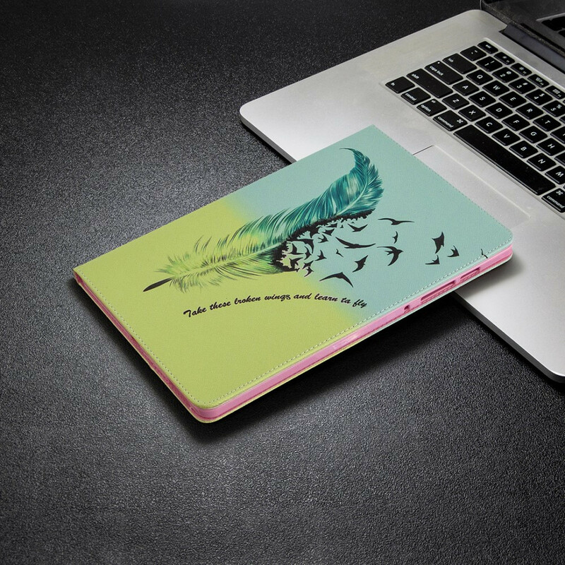 Étui Samsung Galaxy Tab S6 Lite Plume Learn To Fly Étui Samsung Galaxy Tab S6 Lite Plume Learn To Fly