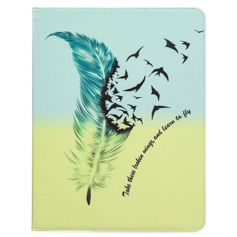 Housse iPad Pro 12.9" (2020) Motif Imprimé Plume Housse iPad Pro 12.9" (2020) Motif Imprimé Plume