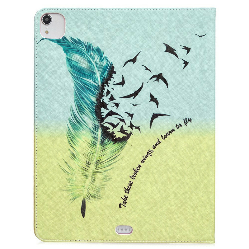 Housse iPad Pro 12.9" (2020) Motif Imprimé Plume Housse iPad Pro 12.9" (2020) Motif Imprimé Plume