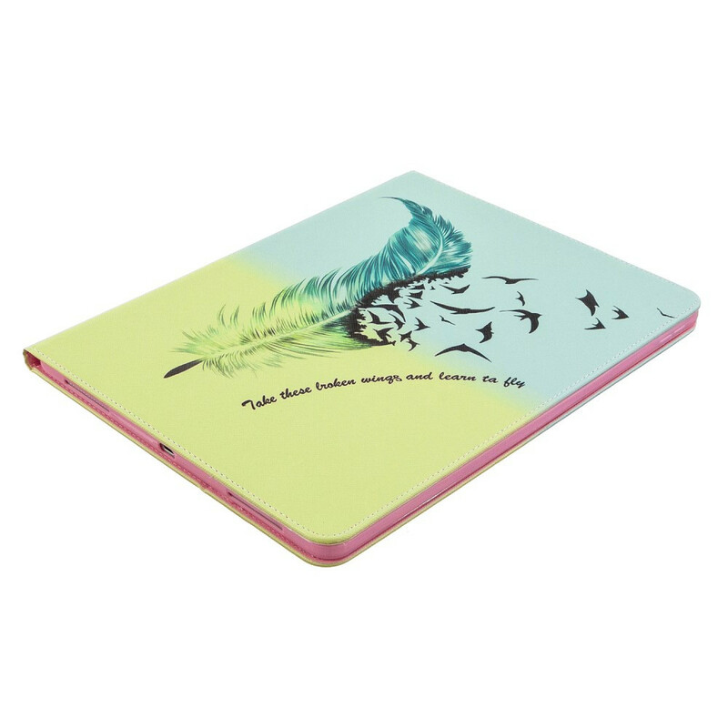 Housse iPad Pro 12.9" (2020) Motif Imprimé Plume Housse iPad Pro 12.9" (2020) Motif Imprimé Plume