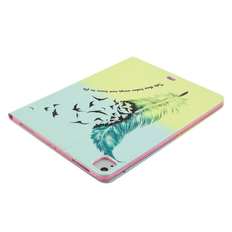 Housse iPad Pro 12.9" (2020) Motif Imprimé Plume Housse iPad Pro 12.9" (2020) Motif Imprimé Plume