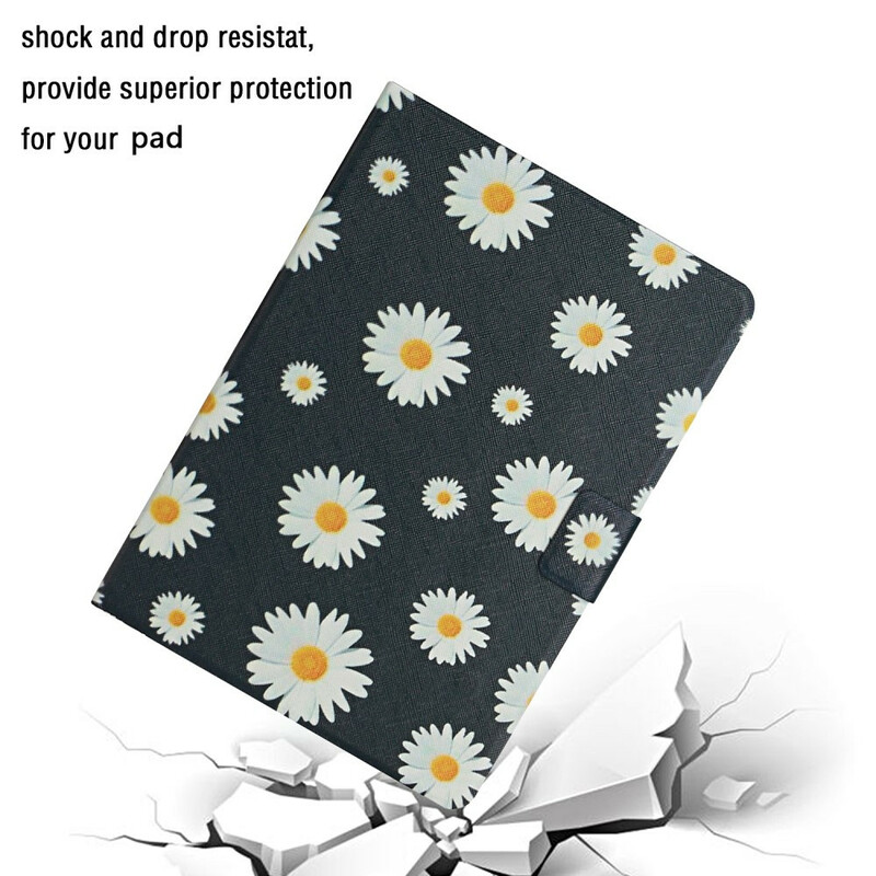 Housse Samsung Galaxy Tab S6 Lite Fleurs Fleurs Fleurs