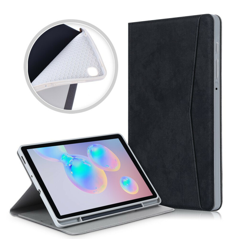 Étui Samsung Galaxy Tab S6 Lite Simili Cuir Mat Étui Samsung Galaxy Tab S6 Lite Simili Cuir Mat
