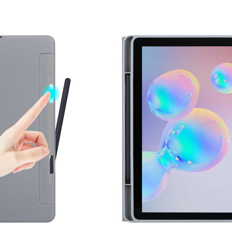 Étui Samsung Galaxy Tab S6 Lite Simili Cuir Mat Étui Samsung Galaxy Tab S6 Lite Simili Cuir Mat