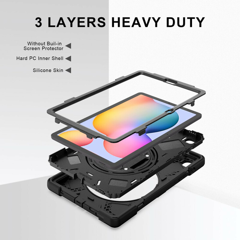 Coque Samsung Galaxy Tab S6 Lite Utra Résistante avec sangle Coque Samsung Galaxy Tab S6 Lite Utra Résistante avec sangle