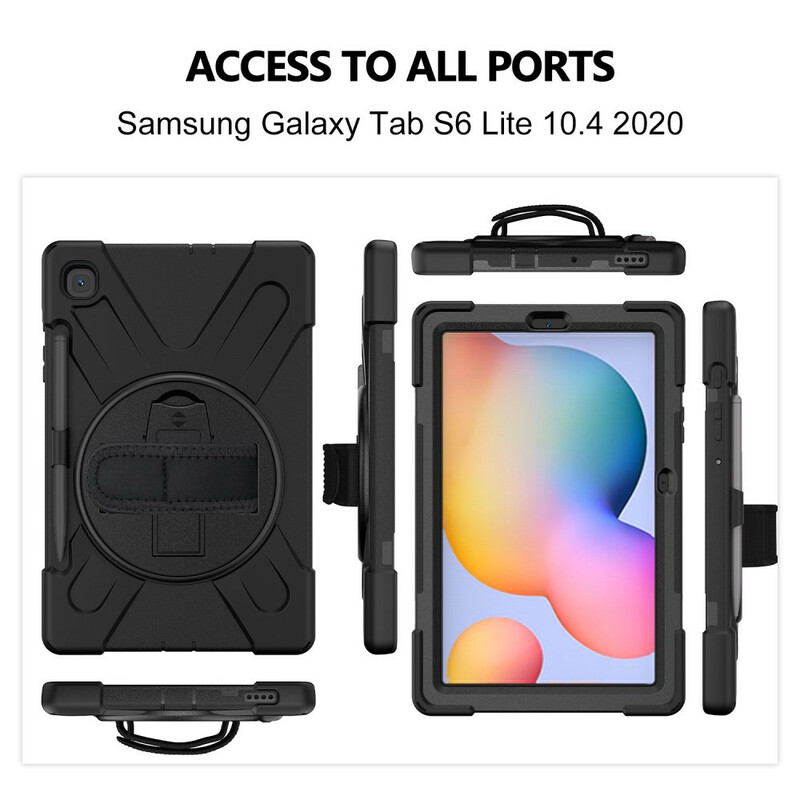Coque Samsung Galaxy Tab S6 Lite Utra Résistante avec sangle Coque Samsung Galaxy Tab S6 Lite Utra Résistante avec sangle
