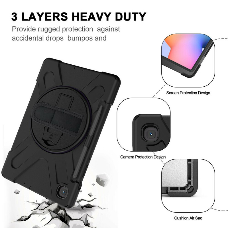 Coque Samsung Galaxy Tab S6 Lite Utra Résistante avec sangle Coque Samsung Galaxy Tab S6 Lite Utra Résistante avec sangle