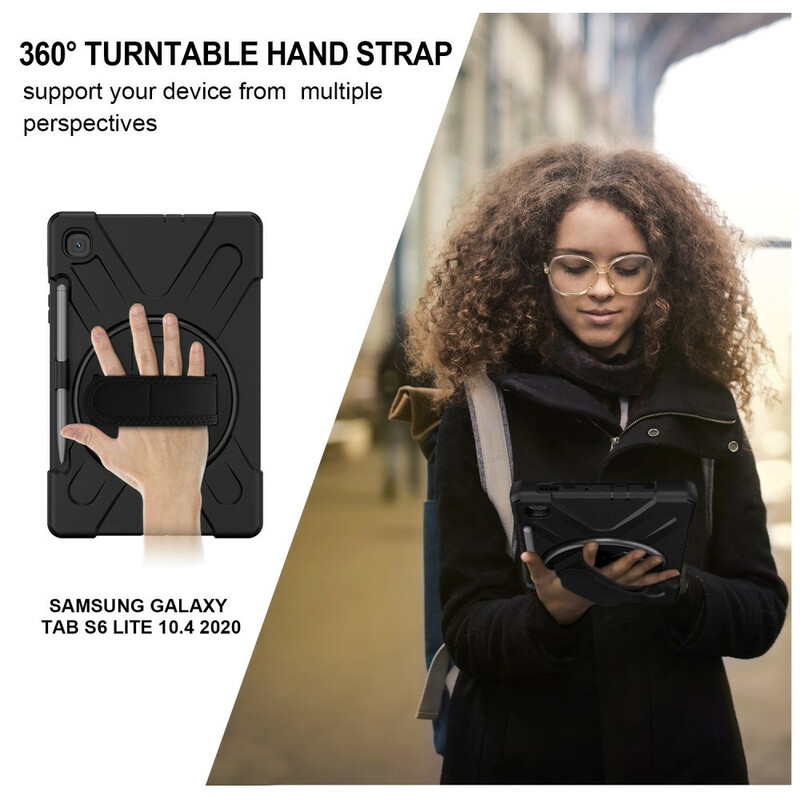 Coque Samsung Galaxy Tab S6 Lite Utra Résistante avec sangle Coque Samsung Galaxy Tab S6 Lite Utra Résistante avec sangle