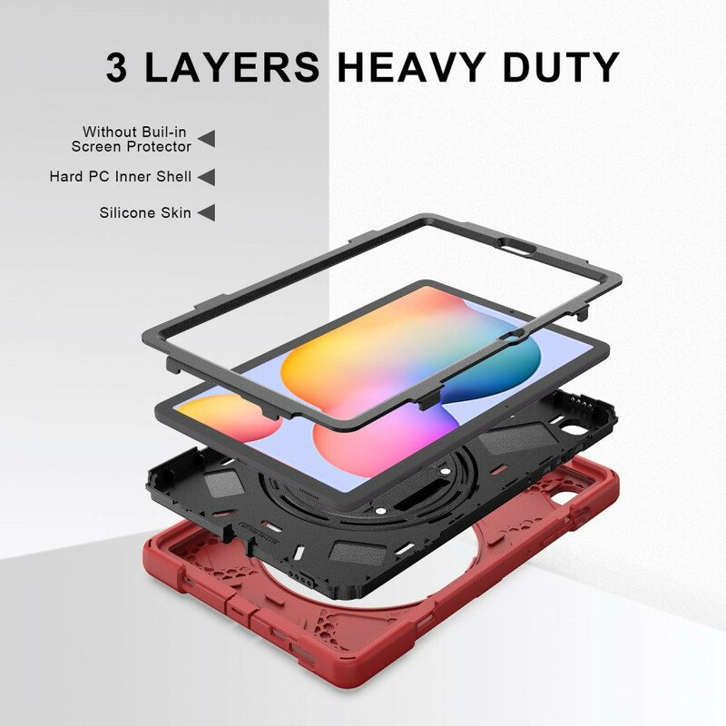 Coque Samsung Galaxy Tab S6 Lite Utra Résistante avec sangle Coque Samsung Galaxy Tab S6 Lite Utra Résistante avec sangle