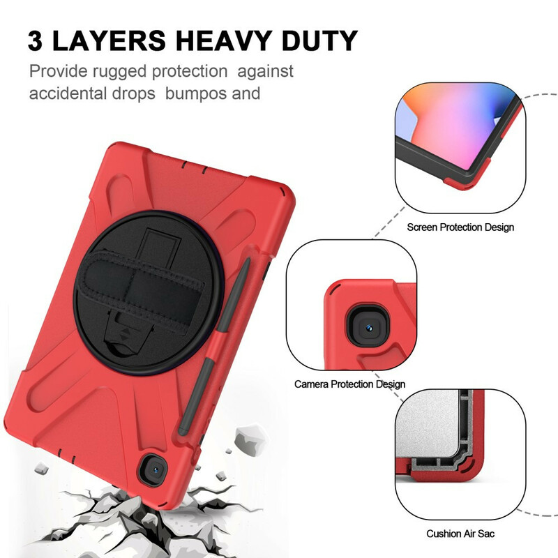 Coque Samsung Galaxy Tab S6 Lite Utra Résistante avec sangle Coque Samsung Galaxy Tab S6 Lite Utra Résistante avec sangle