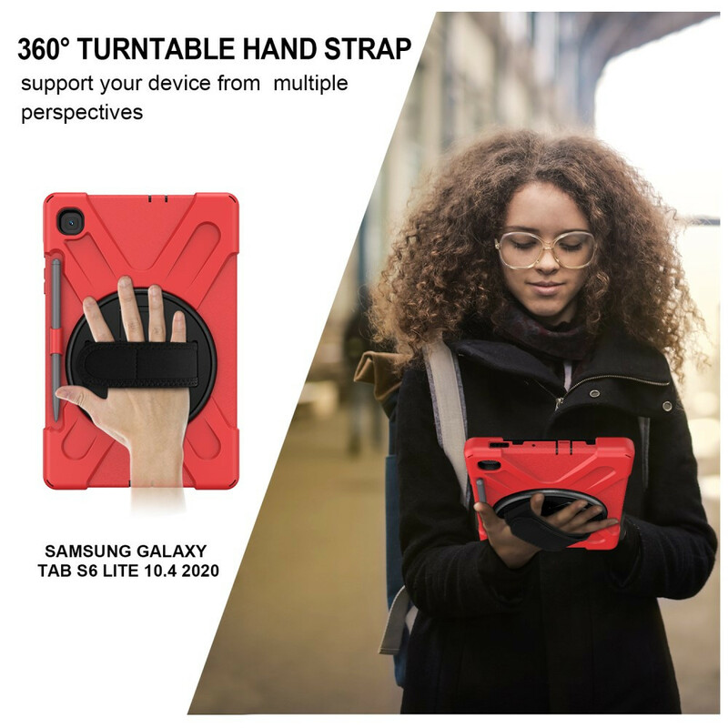 Coque Samsung Galaxy Tab S6 Lite Utra Résistante avec sangle Coque Samsung Galaxy Tab S6 Lite Utra Résistante avec sangle