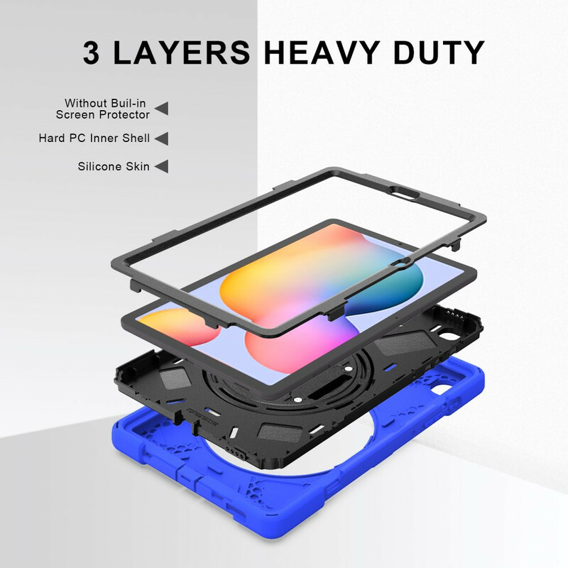Coque Samsung Galaxy Tab S6 Lite Utra Résistante avec sangle Coque Samsung Galaxy Tab S6 Lite Utra Résistante avec sangle